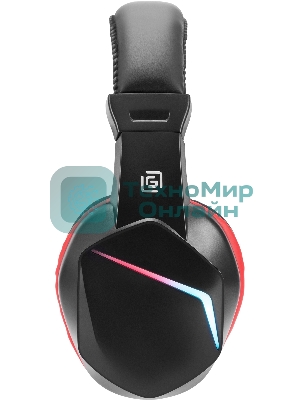 Гарнитура Oklick HS-L335G чёрный, проводная, USB-C/3.5 мм