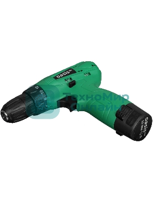 Дрель-шуруповерт Oasis AS-12V Eco, 12 В, 1,5 Ач, 24 Нм, щеточный