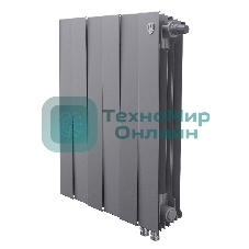 Радиатор биметаллический Royal Thermo PianoForte 500 Серебристый VR80 - 6 секц.