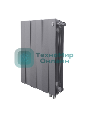 Радиатор биметаллический Royal Thermo PianoForte 500 Серебристый VR80 - 6 секц.