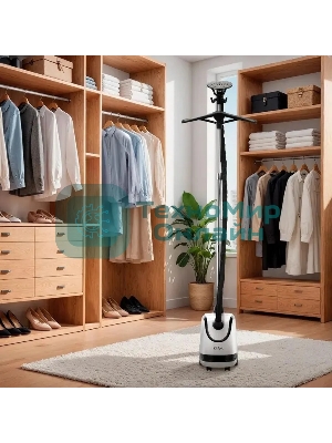 Отпариватель Kitfort КТ-9302 белый/черный, 2000 Вт, 42 ± 5 г/мин, 3500 мл