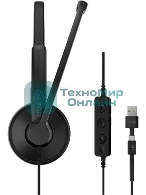 Гарнитура EPOS IMPACT 100 UC Mono чёрный, проводная, USB