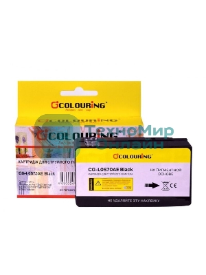 Картридж струйный Colouring CG-L0S70AE (№953XL) с чернилами на пигментной основе черный для принтеров HP OfficeJet Pro 7720/7730/7740/8210/8218/8710/8715/8720/8725/8728/8730/8740