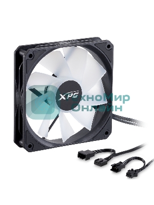 Вентилятор для корпуса ADATA XPG VENTO R 120 ARGb PWM черный, 120 мм, 1600 об/мин, 32 дБ, 4 pin