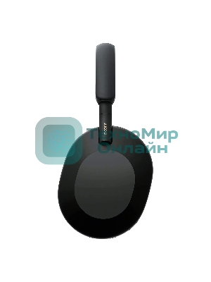 Беспроводные/проводные наушники Sony WH-1000XM5 черный, полноразмерные, Bluetooth + проводной, активное шумоподавление, до 30 ч