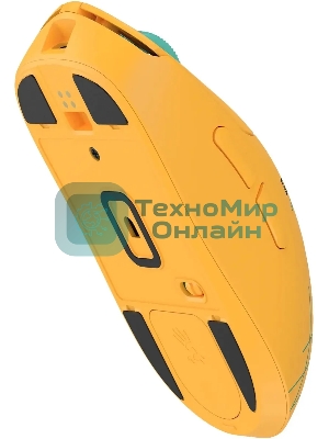 Мышь беспроводная/проводная A4Tech Bloody R72 Ultra Duo желтый, 20000 dpi, USB Type-A/Type-C, радиоканал, кнопки-7