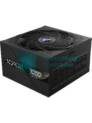 Блок питания Gigabyte ATX 1000W GP-AE1000PM PG5 Gen.5 80 PLUS platinum (20+4pin) APFC 120мм fan 16xSATA Cab Manag RTL
