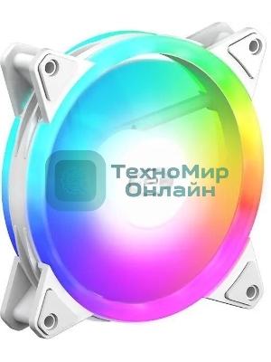 Вентилятор для корпуса PCCooler F3 T120 ARGb белый, 120 мм, 1800 об/мин, 21.6 дБ, 4 pin