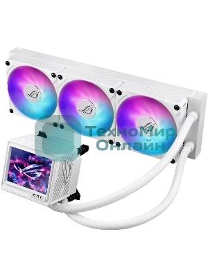 Система жидкостного охлаждения ASUS ROG RYUJIN III 360 ARGb EXTREME WHT 90RC0132-M0EAY0 белый 120мм алюминий+медь 2800rpm 36db 4-pin 305W