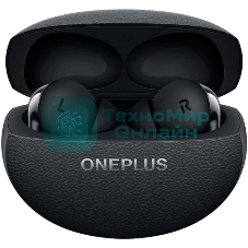 Наушники TWS OnePlus Buds Pro 3 E512A черный, внутриканальные, Bluetooth, активное шумоподавление, беспроводная зарядка, до 10 ч