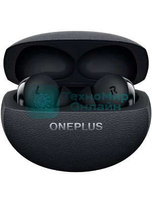 Наушники TWS OnePlus Buds Pro 3 E512A черный, внутриканальные, Bluetooth, активное шумоподавление, беспроводная зарядка, до 10 ч