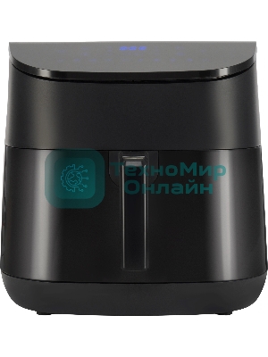 Аэрогриль Hyundai HYF-5457 черный, 3000 Вт, 8 л, сенсор, 11 программ