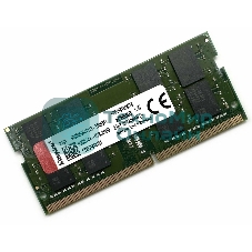 Оперативная память Kingston ValueRAM, DDR4, 16GB (1x16GB), 2666MHz, CL19, SO-DIMM