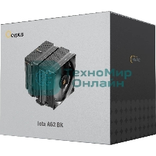 Кулер Ocypus Iota A62 BK Iota-A62-BK черный 120мм алюминий+медь 2000rpm 29db 4-pin 260W 158мм