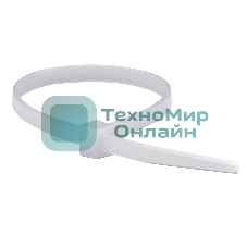 Хомут кабельный DKC 25210SR 3.6х300 полиамид белый (уп. 100 шт)