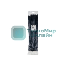 Стяжки Cablexpert NYT-400x4.8B пластиковые 400 мм х 4.8 мм, черные (100 шт.)