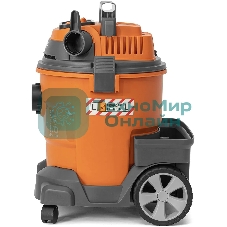 Строительный пылесос Daewoo DAVC 2014 1400Вт (уборка: сухая/сбор воды/выдув) оранжевый