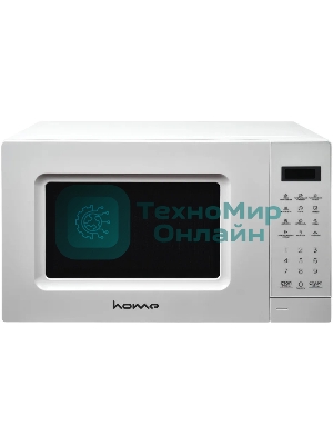 Микроволновая печь HOME HDM207BW белый, 20 л, 700 Вт, переключатели - сенсор