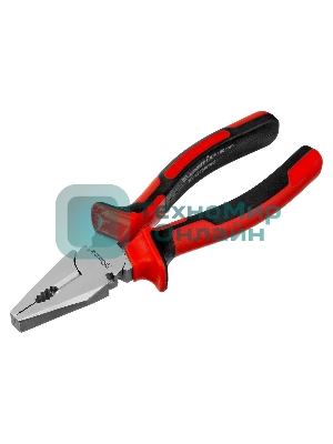 Плоскогубцы Matrix NICKEL 180 мм, никелированные, двухкомпонентные рукоятки