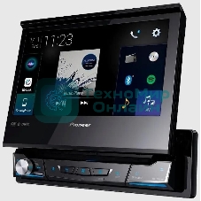 Автомагнитола Pioneer AVH-Z7250BT, 1 DIN, CD, Bluetooth, USB Type-A, AUX, CarPlay, пульт ДУ, съёмная панель