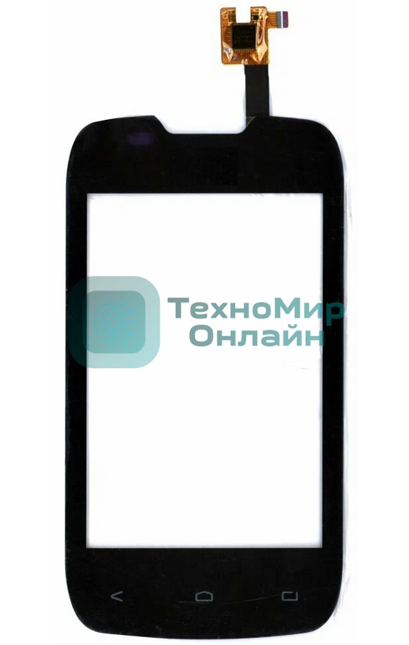 Сенсорное стекло (тачскрин) для Fly IQ431 IQ432, черное
