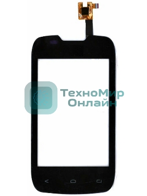 Сенсорное стекло (тачскрин) для Fly IQ431 IQ432, черное