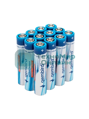 Батарейки солевые Gembird GB-R03P-12F, тип AAA, 12шт, пленка