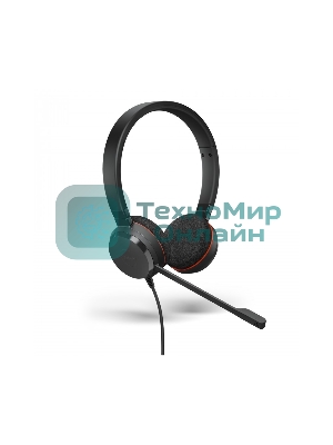 Гарнитура Jabra Evolve 20 MS Stereo USB чёрный, проводная
