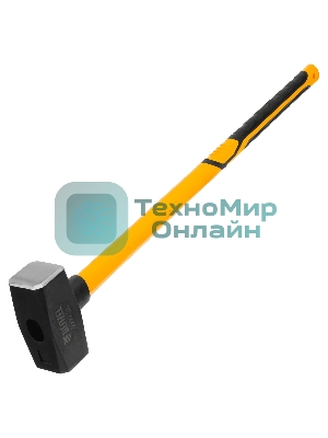 Кувалда Denzel 5000 г, кованая, фибергласовая рукоятка c TPR покрытием, 880 мм