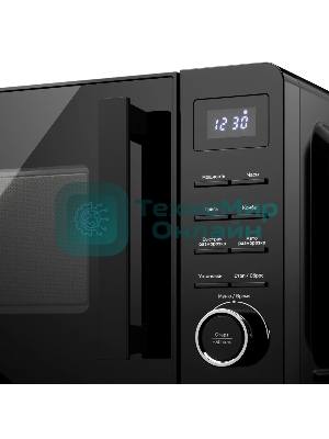 Микроволновая печь Kuppersberg TMW 202 B черный, 20 л, 700 Вт, переключатели - кнопки, поворотный механизм