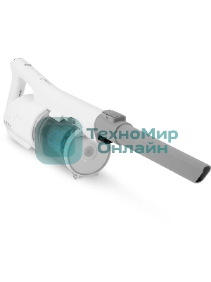 Пылесос вертикальный Coolfort CF-3004 белый, питание от аккумулятора, 150 Вт, уборка сухая, пылесборник 0,5 л, работа от АКБ max 30 мин.