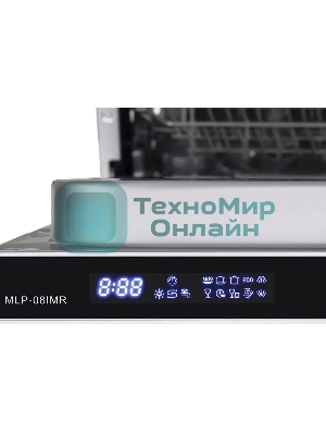 Встраиваемая посудомоечная машина Maunfeld MLP-08IMR, белый/черный, 44.5 см, 10 компл., 47 дБ, класс A++