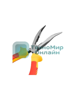 Длинногубцы Matrix изогнутые insulated 200 мм, двухкомпонентные рукоятки