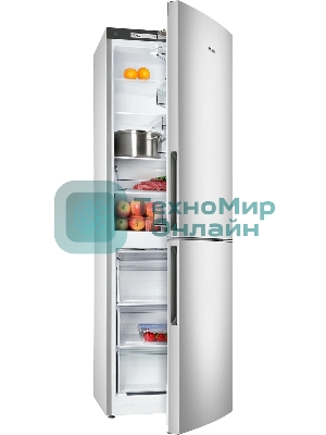 Холодильник Atlant XM-4621-181 серебристый двухкамерный 205/119л морозилка снизу