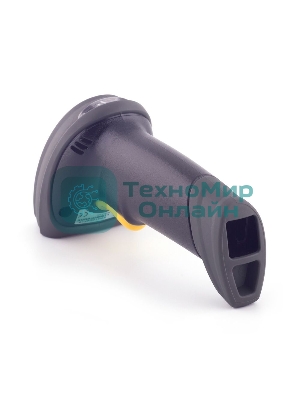 Сканер штрих-кода ручной Mindeo MD6600-HD_stand 2D имидж, проводной, подставка в комплекте, 100 скан/сек, USB, серый