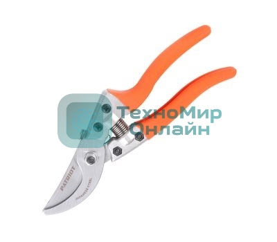 Секатор плоскостной PATRIOT PBP 200 А, SK5, пружин.привод, автомат.раскрытие лезвий, 200 мм