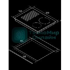 Индукционная варочная панель Hiberg i-MS 6049 W