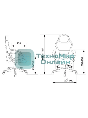 Кресло Zombie 10 черный/красный, экокожа, 120 кг, механизм качания
