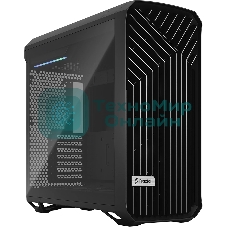 Компьютерный корпус Fractal Design Torrent Black TG Light Tint/E-ATX, TG, 2x3.5, 4x2.5, 7xPCI, 1xUSB-C, 2xUSB3.0/2x180mm, 3x140mm fans inc./FD-C-TOR1A-01