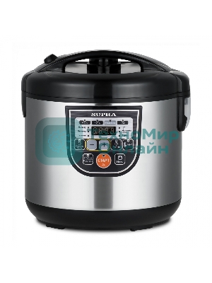 Мультиварка SUPRA MCS-5114 5 л серебристый/черный