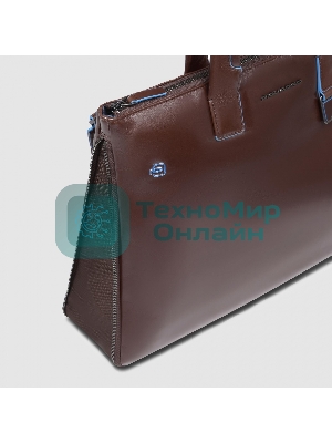 Сумка для ноутбука Piquadro Blue Square CA4021B2/MO коричневый натур.кожа
