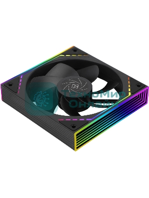 Кулер для корпуса Thermalright TL-M12R Reverse (124x120x25mm, 4-pin PWM, ARGB, 42.6CFM, 23.2dBA, 1500RPM, черный)