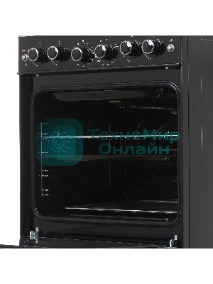 Плита газовая Gefest 5500-02 0069 серебристый/черный, конфорок 4 шт, духовка 52 л, 50 см x 85 см x 58.5 см