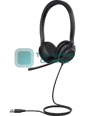 Гарнитура Yealink UH35 Dual UC чёрный, проводная, USB