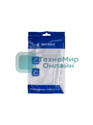 USB-концентратор Gembird UHB-C206, USB, USB 3.0/3xUSB 2.0, USB