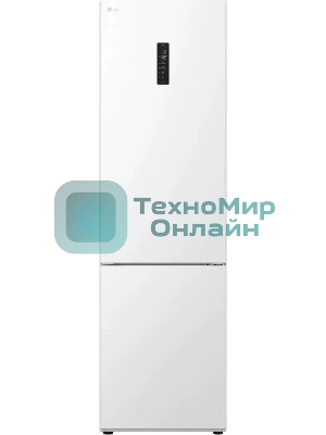Холодильник LG GC-B509AQQW белый двухкамерный 277/110л морозилка снизу, No Frost