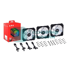 Вентилятор для корпуса ADATA XPG VENTO R 120 ARGb PWM черный, 120 мм, 1600 об/мин, 32 дБ, 4 pin