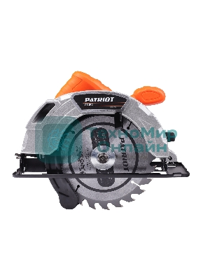Пила циркулярная PATRIOT CS 182, мощность 1200Вт, пильный диск 185мм, 5000об/мин