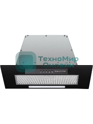 Вытяжка встраиваемая Zigmund & Shtain K 012.5 B черный, 52 см, 1010 куб. м/ч, 72 дБ