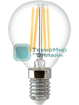 Лампа светодиодная филаментная Thomson TH-B2338 E14, шар, 11Вт, 6500К, белый холодный, 1 шт.